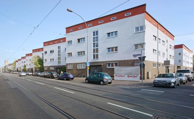 Bruchfeldstraße 15-83, Ecke Melibocusstraße 25