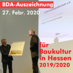 für Baukultur in Hessen 2019/2020